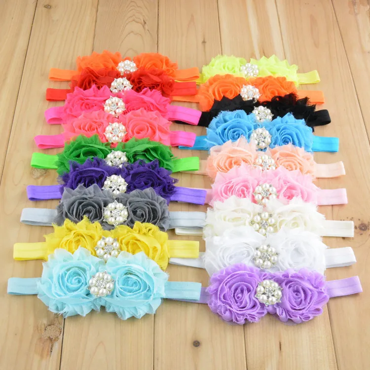 8 шт./лот новая стильная повязка на голову для девочек шикарная потертая