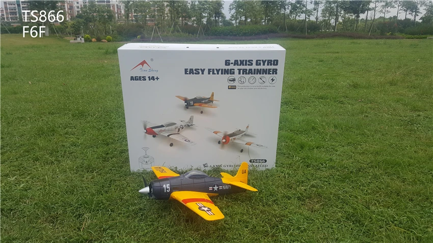 RC самолет P47 P51 F6F RTF приводимого в движение с помощью электропривода 500 мм размах