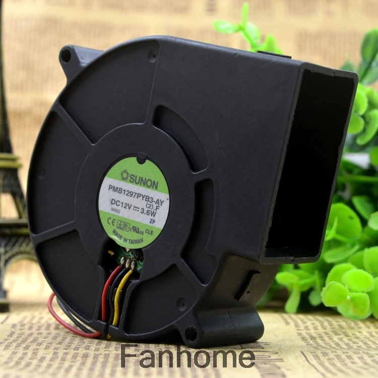 Для SUNON Jianmin PMB1297PYB3 AY 12V 3 6 W 9733 9CM Turbo Blower Fan|Кулеры и системы охлаждения компьютера| |