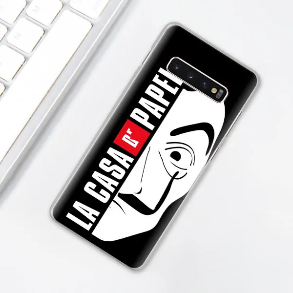 La Casa de papel чехол для телефона для samsung Galaxy S10e S10 плюс S7 S8 S9 Plus, Note 8, 9, 10, плюс S10 5G M20 M30 жесткий чехол Coque - Цвет: 015