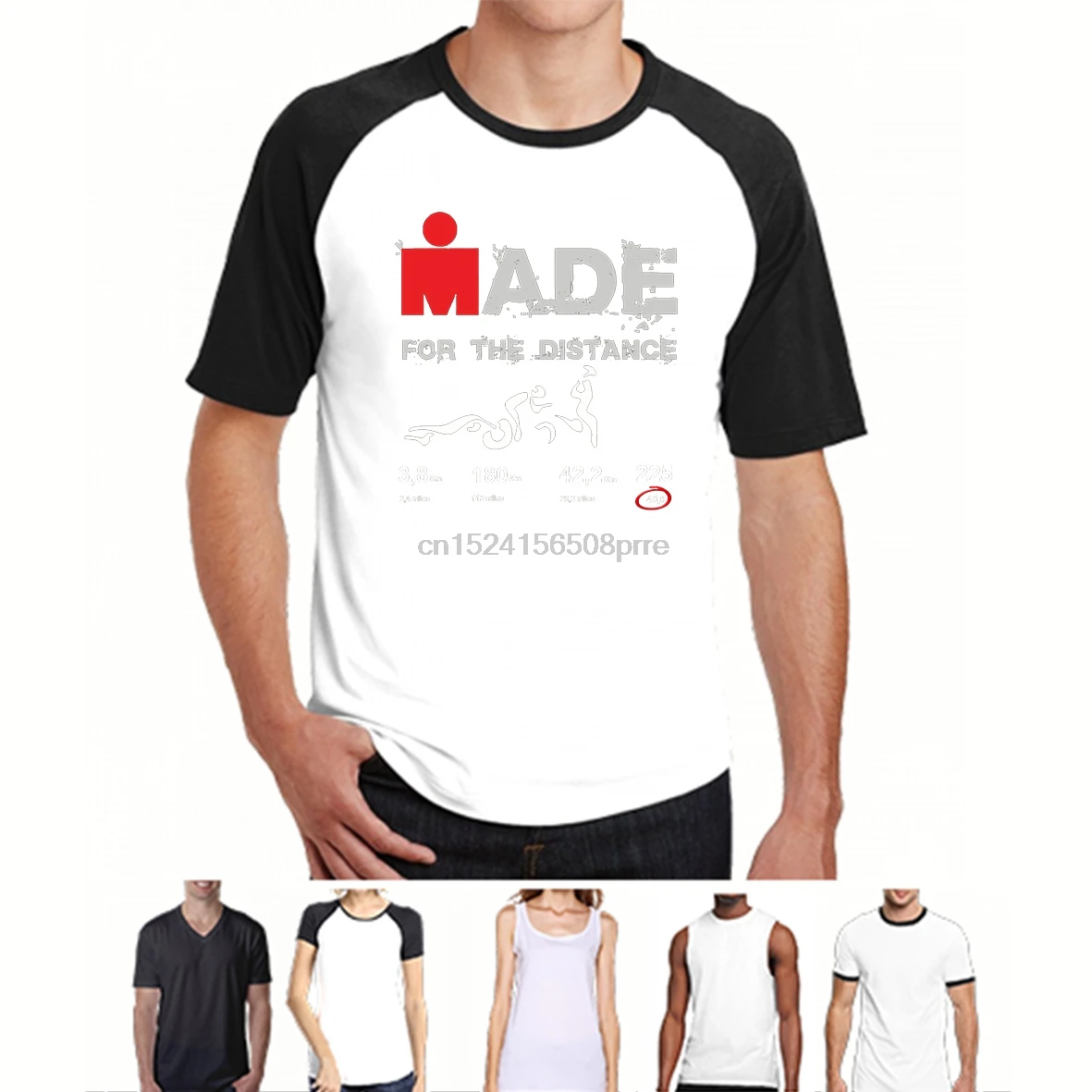 Забавная Мужская футболка белые футболки черная Триатлон Ironman чемпионат мира