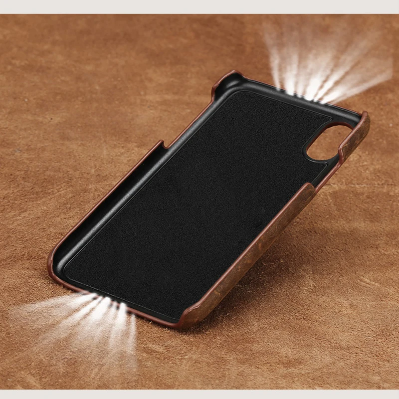 Натуральная подтягивание кожи чехол для iPhone X 11 11 11 Pro Max XS XR XSMAX 8 Plus для Apple Ipad 5 5S SE, 6, 8, 7, 6s плюс Crazy Horse leder Чехол Броня