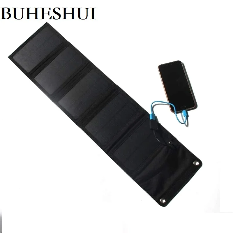 BUHESHUI 10 Вт 5 в наружная солнечная панель зарядное устройство для/iphone/мобильный