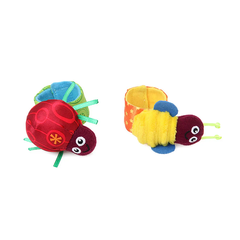 2 шт. милые животные Младенцы Дети руки запястья колокол мягкие игрушки|Мягкие