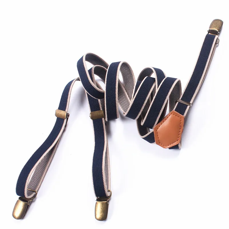 Mantieqingway Suspenders for Men Hot Sale Blue &amp Brown Braces Women Wedding Party Strap Leisure Mans Tirantes | Аксессуары для