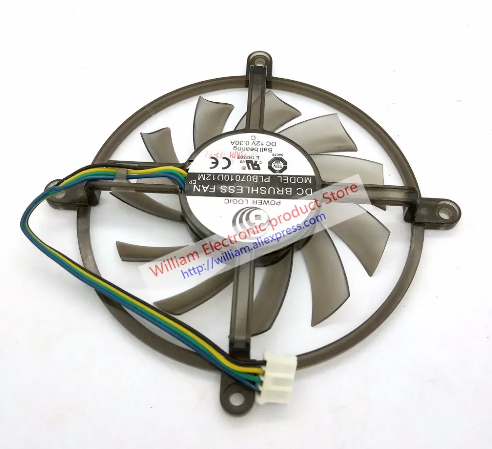 Оригинальный охлаждающий вентилятор для видеокарты ZOTAC PLB07010D12M R127010DM DC12V 0.30A|graphics