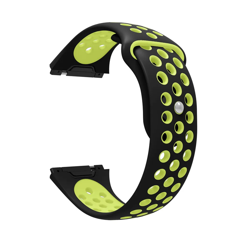 Спортивные Мягкие силиконовые часы ремешок для Fitbit ионной умные часы ремешок фитнес замена Браслет дышащий браслет красочные