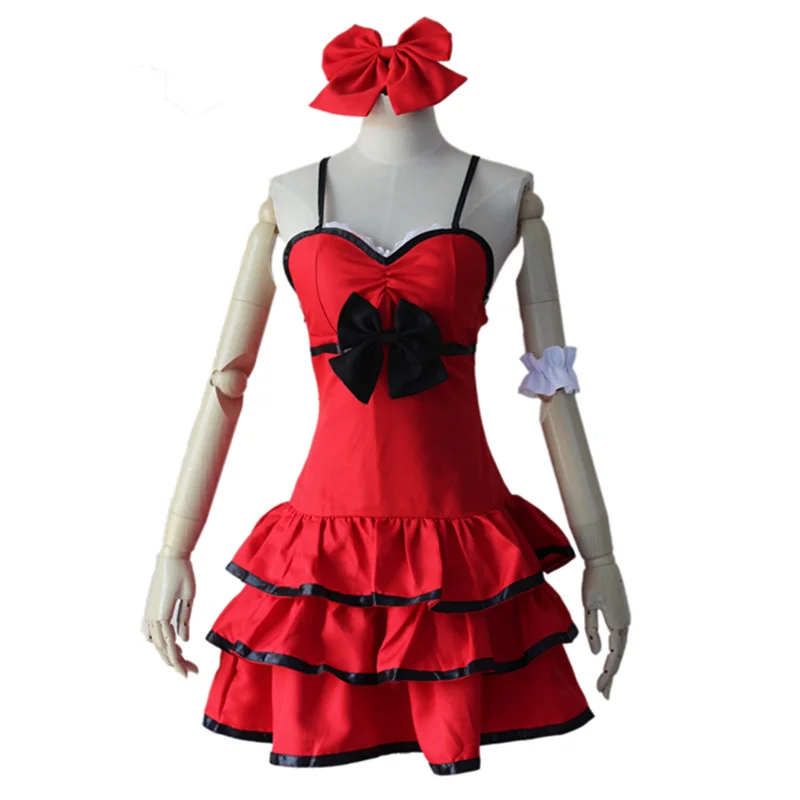 Нерон Клавдий Цезарь Аугуст Косплей костюмы сексуальное красное платье аниме Fate