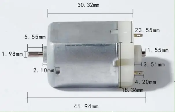 AZGIANT микро двигатель постоянного тока FC 280 CCW 12V 11500 RPM карбоновый Мотор