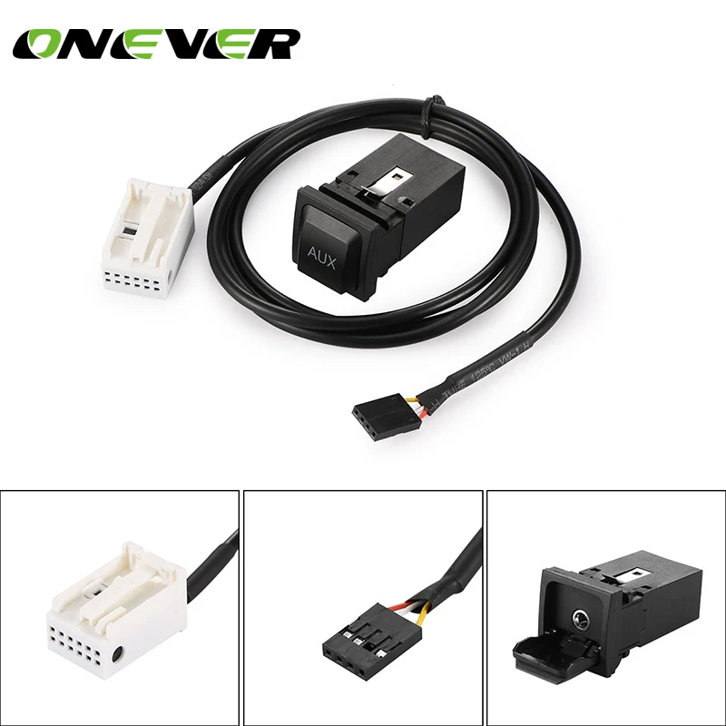 Автомобильный USB AUX Кабель адаптер Onever RNS315 RCD510 для VW Passat B6 B7 CC Touran Magotan L POLO|aux audio