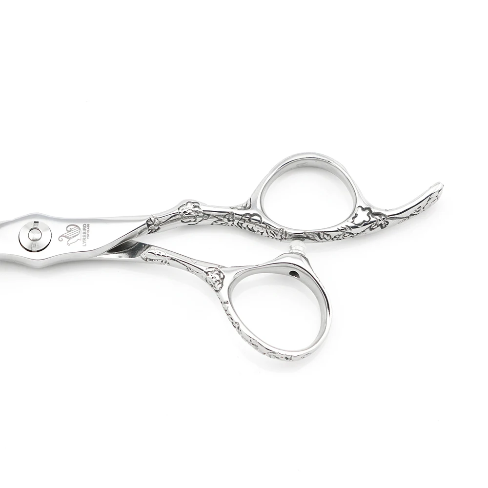 6 INCH Baber Cuttings Shears Wide Blade Engraved Flower Handle F310 F311 JAPAN 440C Lyrebird TOP CLASS Simple Pack 1Pcs/Lot NEW | Красота и