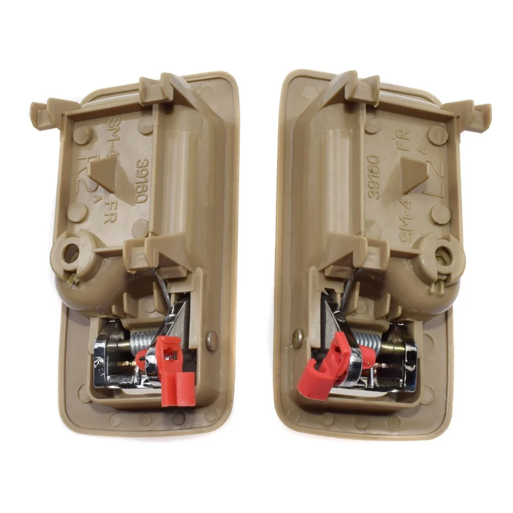 ISANCE внутренняя дверная ручка передняя левая и правая 2 шт. для Honda Accord 1990-1993 (DHHD103FL)