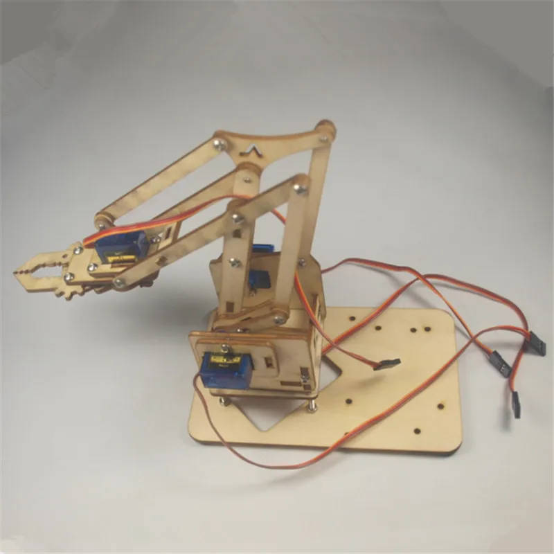 DIY meArm мини промышленный Роботизированный рычаг Делюкс набор лазерная резка