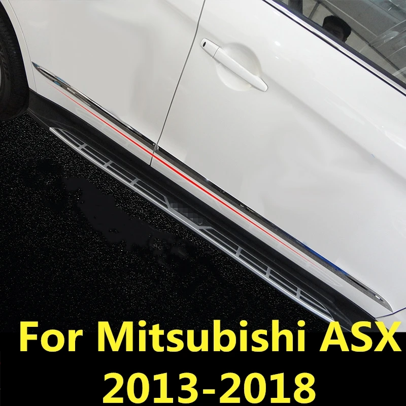 Для Mitsubishi ASX 2013 2018 Водонепроницаемая Автомобильная дверь боковая защита бампер
