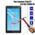 2 шт Защитная пленка из закаленного стекла Взрывозащищенная 9H ЖК-экран протектор для Lenovo Tab E7 TB-7104F 7104 7,0 дюймов планшет