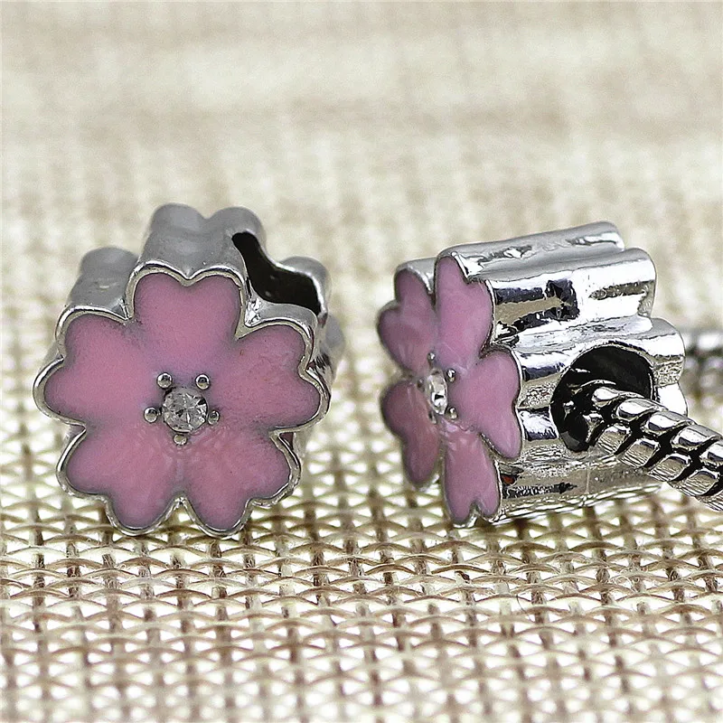 5 видов цветов цветы cz бисер с большим отверстием подходит DIY Пан Шарм змея скелет