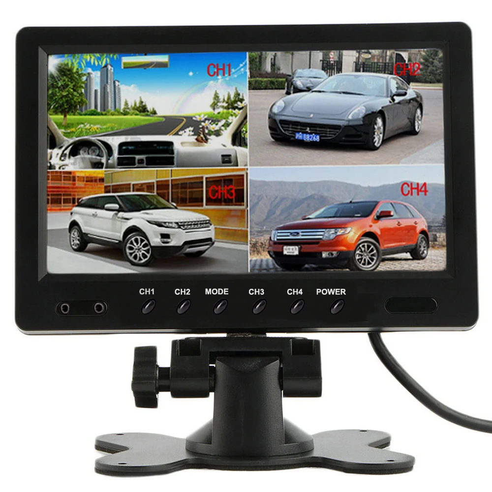 Монитор для видеонаблюдения 9 &quotTFT LCD 4 разъема RCA 6 режимов | Безопасность и защита