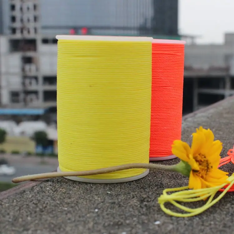 Распродажа диаметр 0 8 мм цветная нить для шитья кожи Круглая вощеная полиэстер