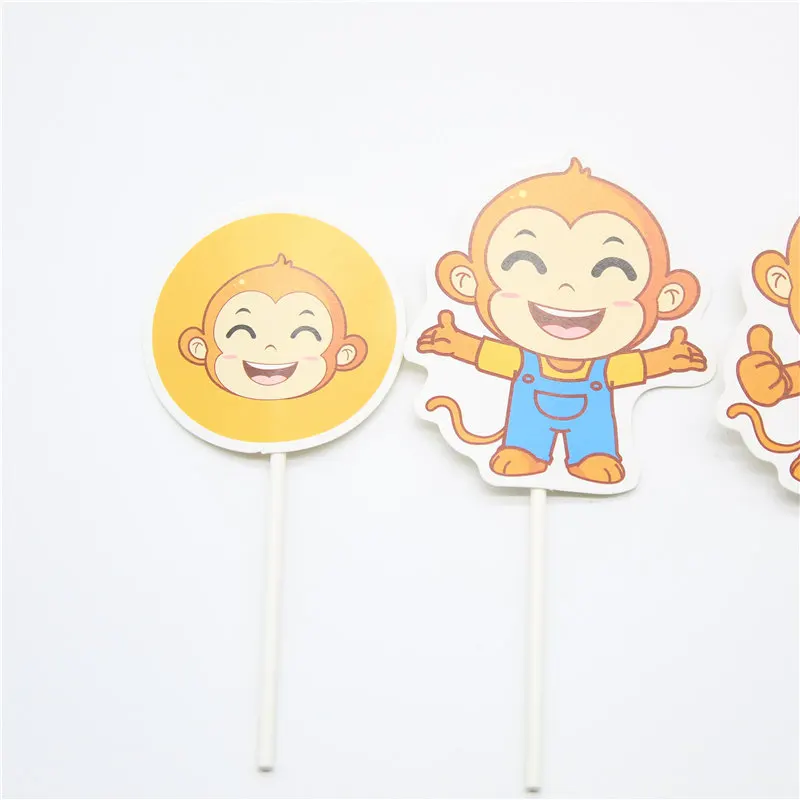 Украшение в виде флага вечерние мультфильм животных для именинного пирога