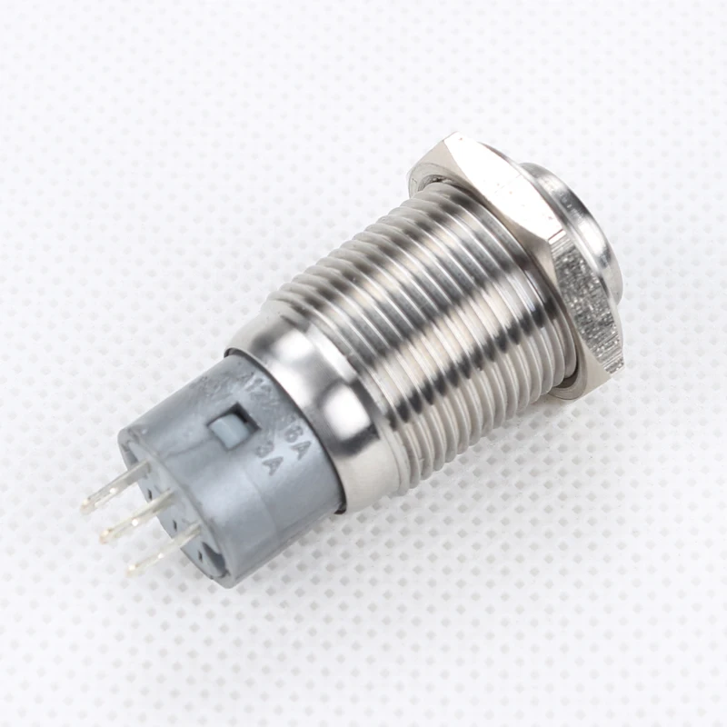 16 мм водонепроницаемый металлические кнопки одна кнопка запуска переключатель