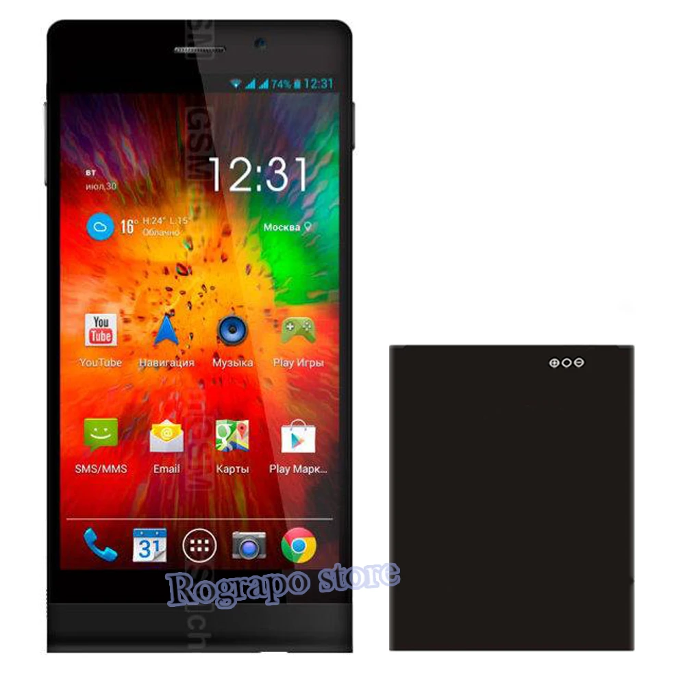 Новый 2200mAh Highscreen Thor B2000A сменная батарея для мобильного телефона