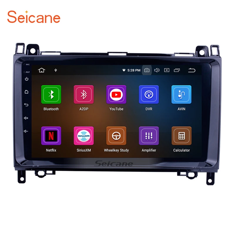 Seicane 1Din 9 дюймов Android 0 автомобильный Радио GPS мультимедийный плеер для VW Crafter Mercedes