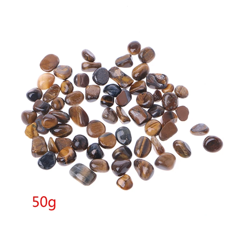 50 г натуральный камень тигровый глаз мини чипы для горных пород аквариум рыб