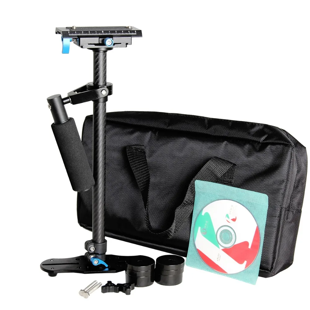 S60T углеродное волокно одна рукоятка Ручной Стабилизатор камеры видео Steadicam для