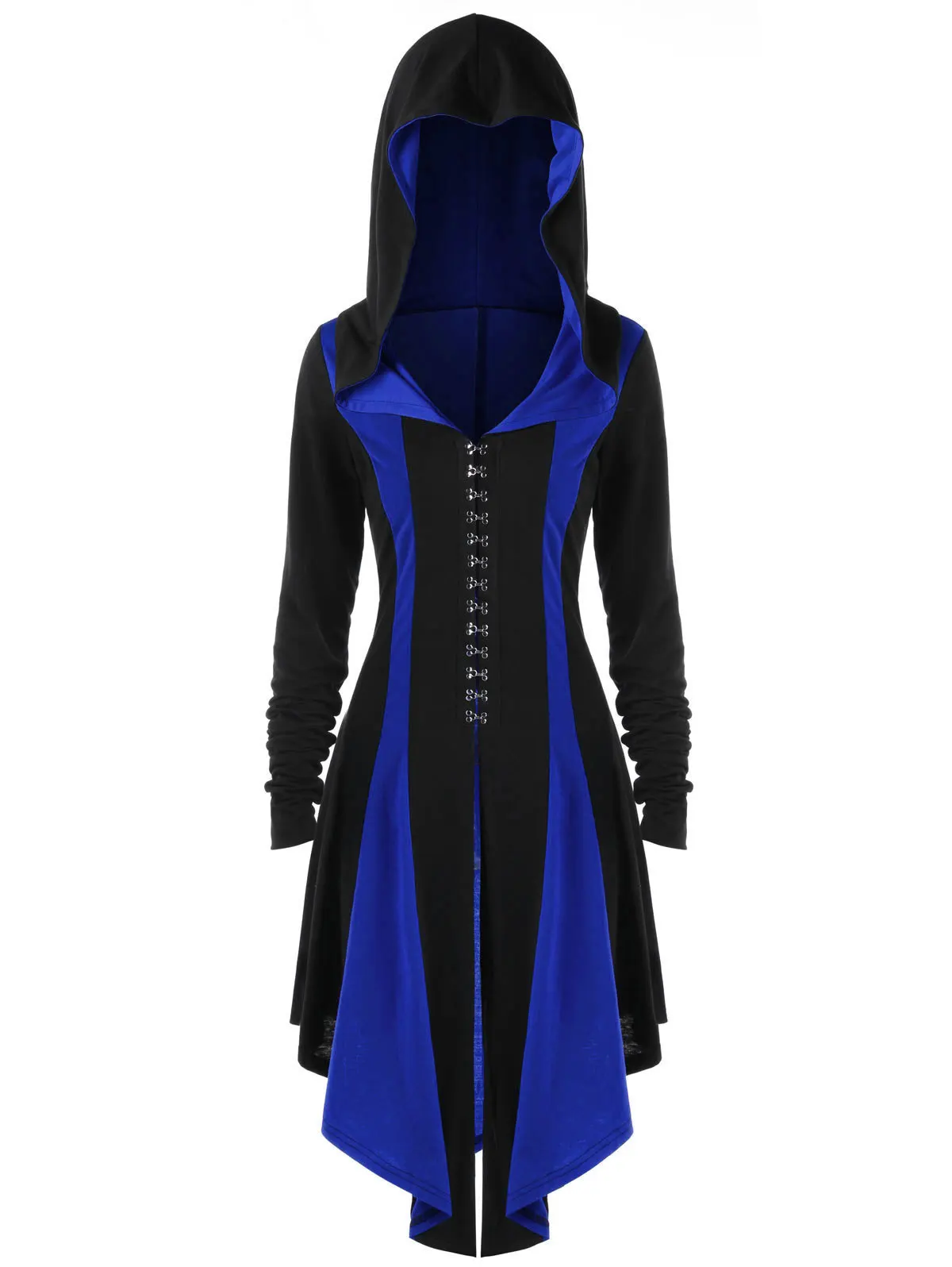 New Woman Medieval Warrior Cosplay Costumes Renaissance Gothic Vintage Jackets Bandage Coat Hunter Archer Hooded Tuxedo
