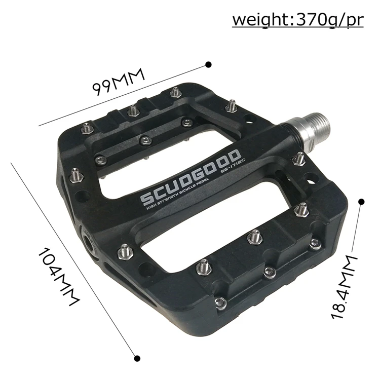 Велосипедные педали SCUDGOOD из нейлонового волокна сверхсветильник для горного