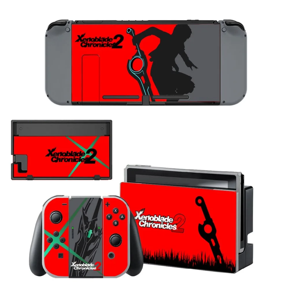 Наклейки NS Game Xenoblade летопицы 2 для Nintendo Switch & контроллер Обложка наклейки защитная