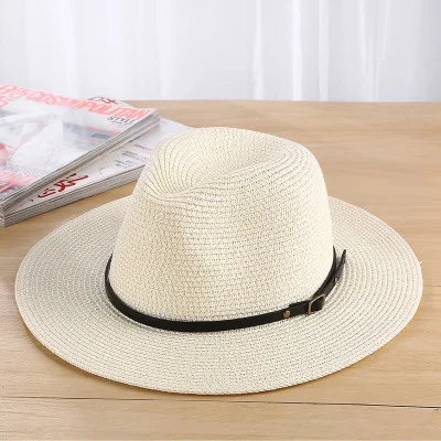 Соломенная шляпа от солнца Toquilla, классическая женская, мужская, летняя, с широкими полями, Пляжная Панама