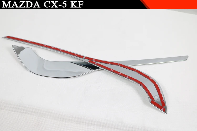 Аксессуары для Mazda CX-5 CX5, передний противотуманный светильник, противотуманный светильник, лампа под протектором, крышка для век, брови, комплект, накладка