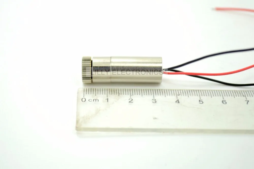 Регулируемый 3-5V DC 830nm 20mW инфракрасный лазерный Линейный модуль 120 градусов 12*35 мм