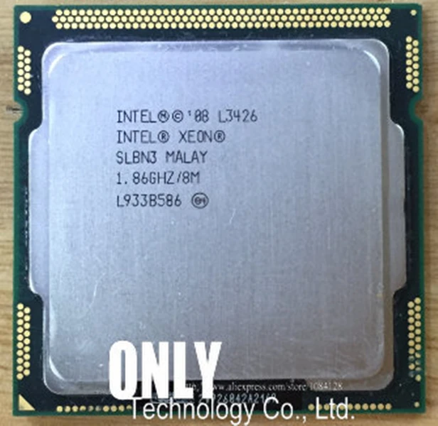 Процессор Intel Xeon L3426 четырехъядерный процессор LGA1156 для настольного компьютера 100%