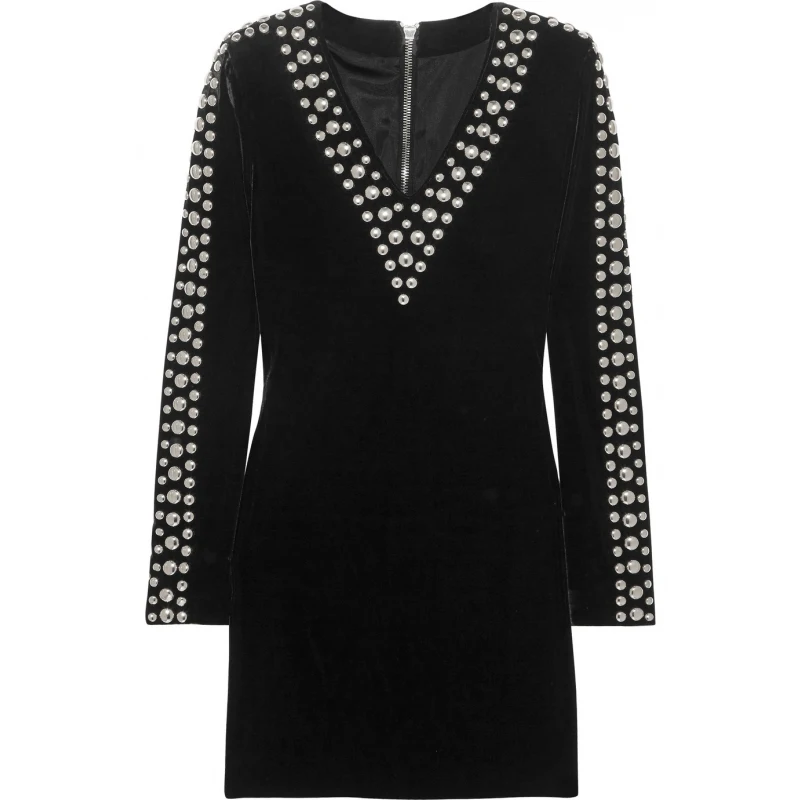 Высокое качество 2018 Новое модное дизайнерское подиумное Платье женское с v