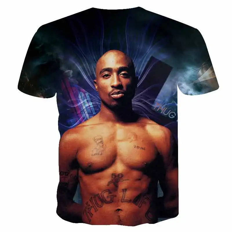 Новая футболка me Harajuku стильная футболка для женщин/мужчин Tupac 2pac 3d Футболка с принтом персонажей хип-хоп футболки Топы размер Прямая