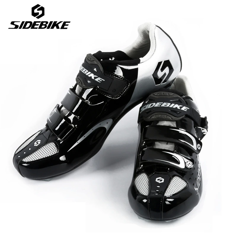 Ботинки для велоспорта SIDEBIKE мужские ПУ и сетчатые дышащие спортивная обувь с