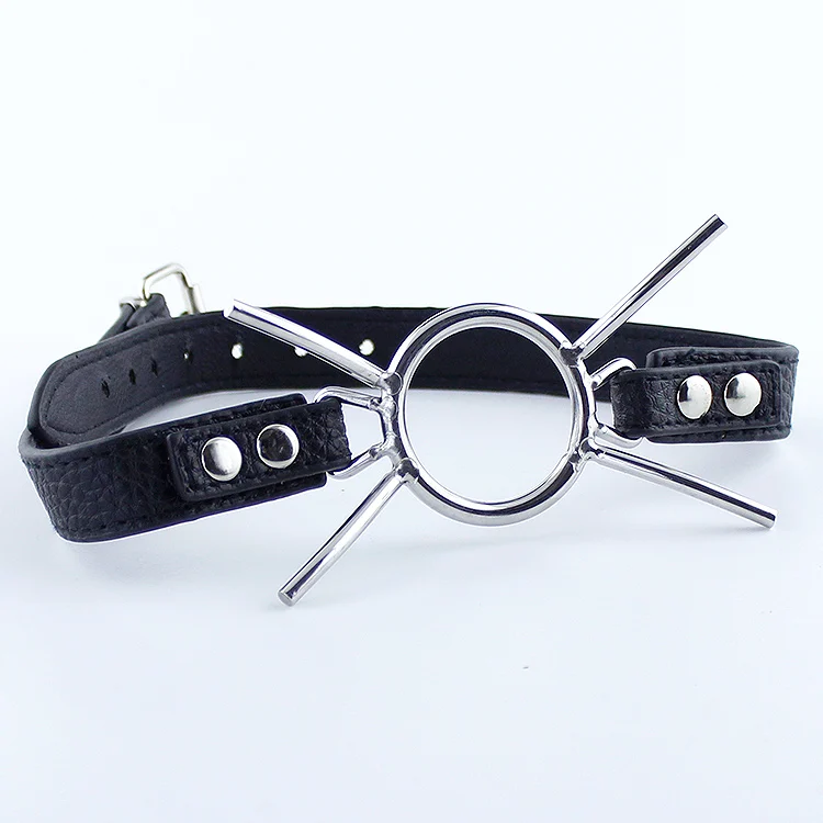 SODANDY открытый кляп для рта из нержавеющей стали шарик искусственной кожи бабочка