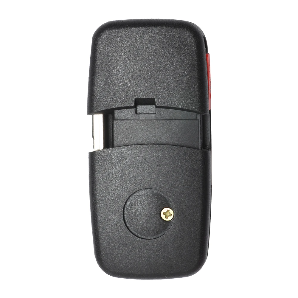 Складной дистанционный ключ Keyecu с 3 кнопками брелок для Volkswagen 1999 2001 Beetle Bora 1997 Passat