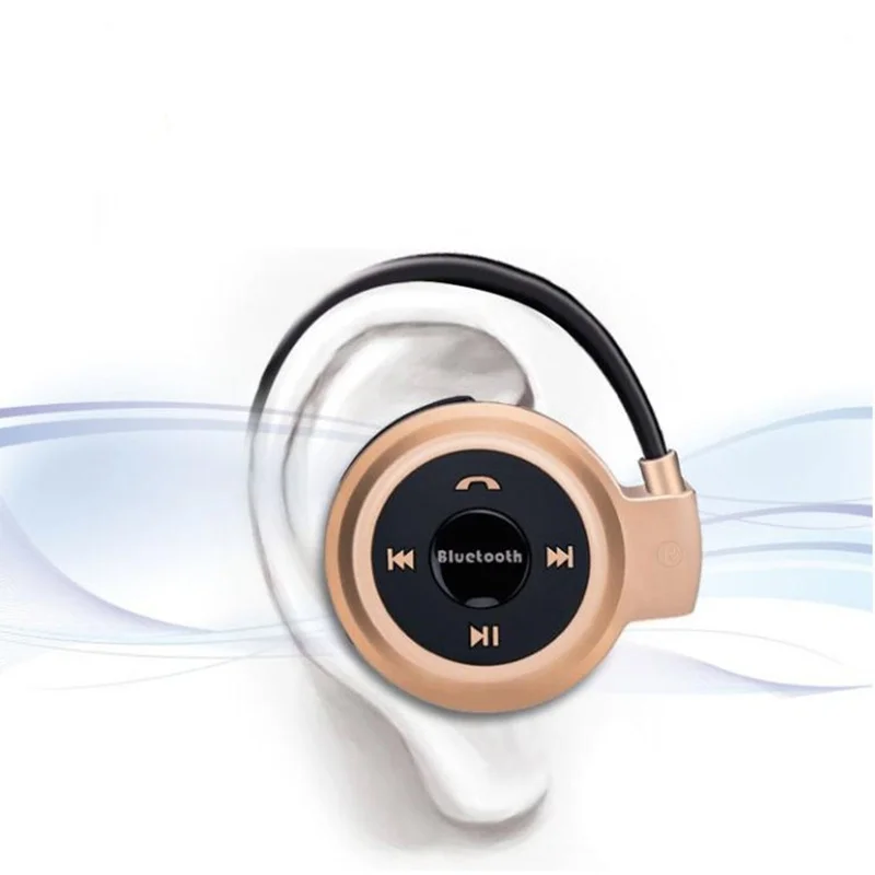 Взрыв мини Спорт Музыка Bluetooth 4.0 Беспроводной наушники музыка Мини слот для карт