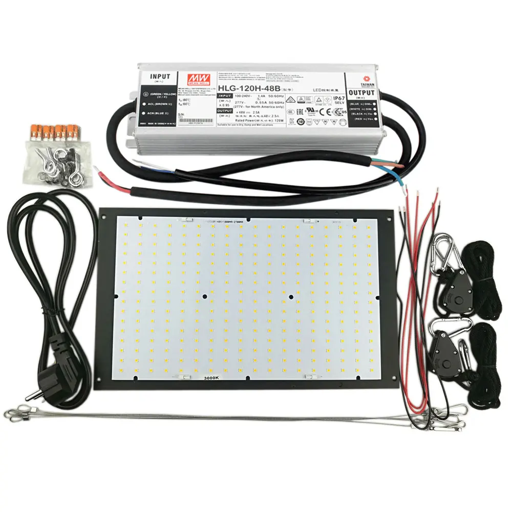120 Вт 240 Вт 320 Вт samsung quantum board V2 LM301B mix 660nm полный спектр 3000 К 3500 К 4000 к с регулируемой яркостью драйвер Meanwell hlg