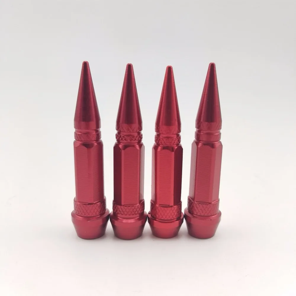 4 шт./компл. универсальные кованые алюминиевые колпачки клапана для