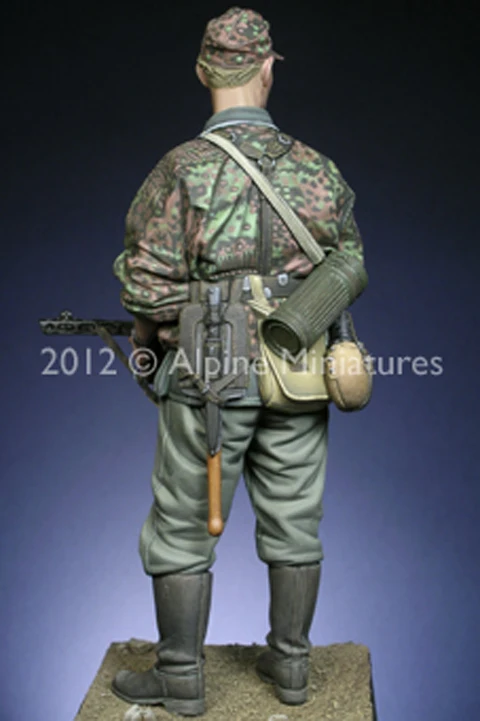 1/16 каучуковая фигурка Солдат модель с двойной головой черепа дивизия 176
