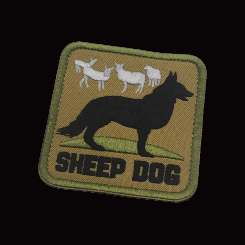 Вышитая нашивка Collie Ask Pet сервис собака тактика 3D армейский значок с надписью Военная эмблема Вышитая эмблема одежда