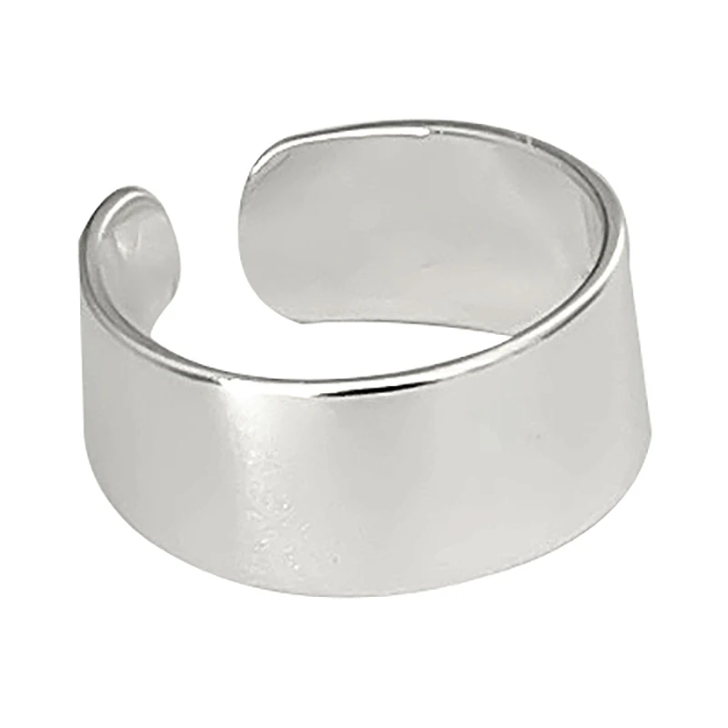 Silver F.I.N.S 1 шт. 925 серебряные серьги на клипсах Модные Простые Серебряные серьги на 925 клипсах серьги без пирсинга одиночные клипсы для ушей - Окраска металла: Silver