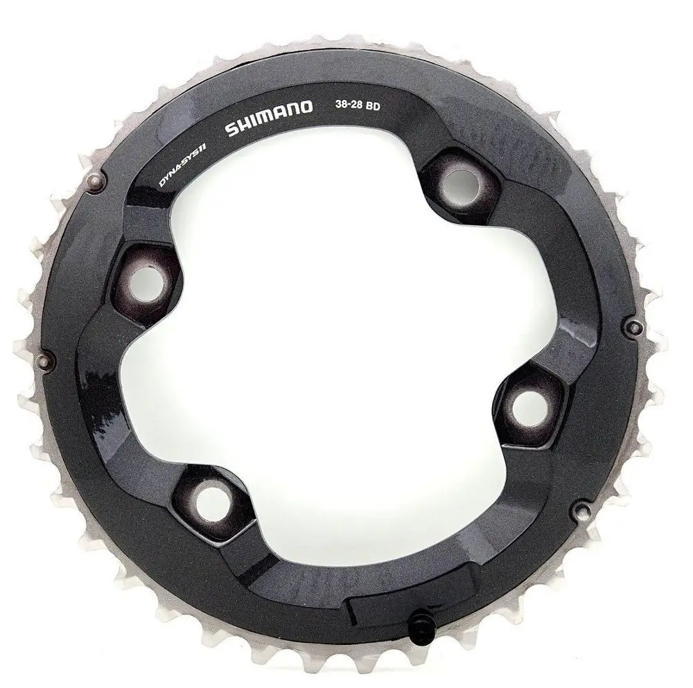Shimano Deore XT M8000 96BCD двойная цепь 38-28 36-26 34-24t Круглый положительный и отрицательный зуб 96bcd Корона - Цвет: 38t