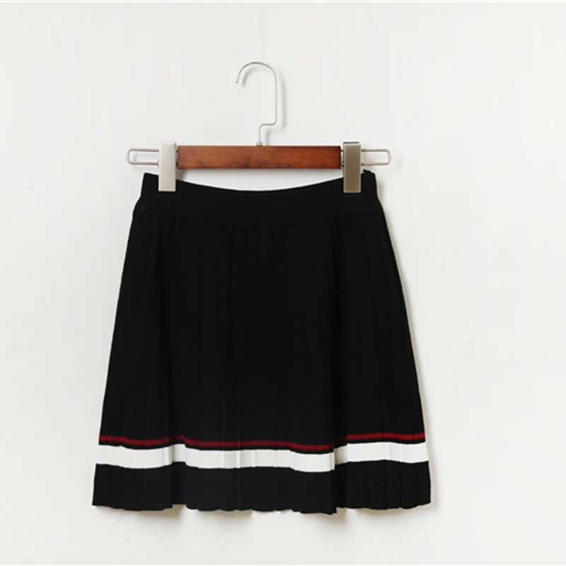 Женская плиссированная юбка в полоску стиле преппи|women pleated skirt|pleated skirtskirt styles |