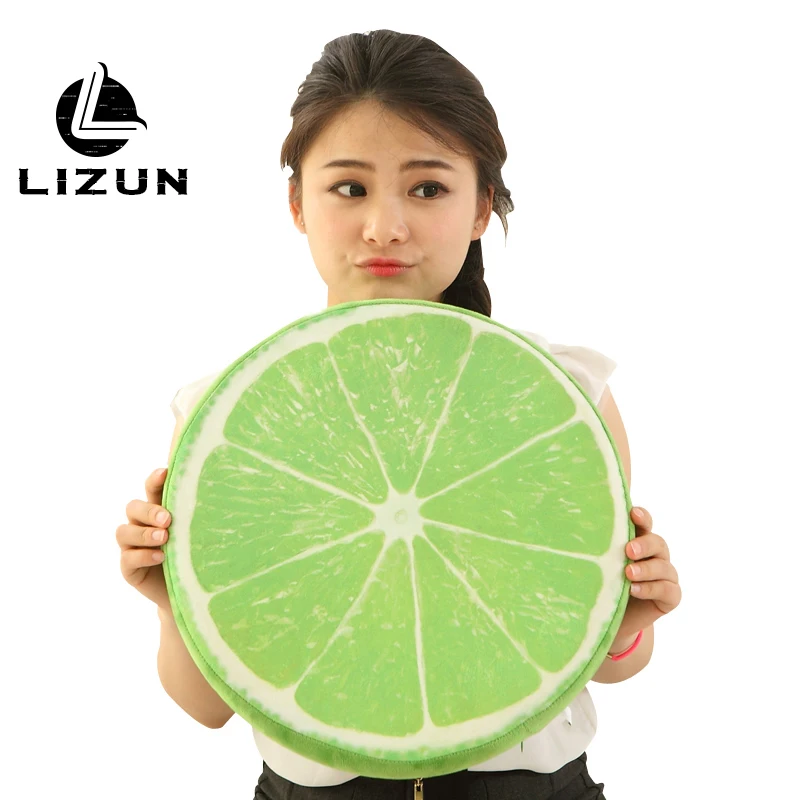 Плюшевая игрушечная подушка в виде фрукта Подушка арбуз офисная диван кровать