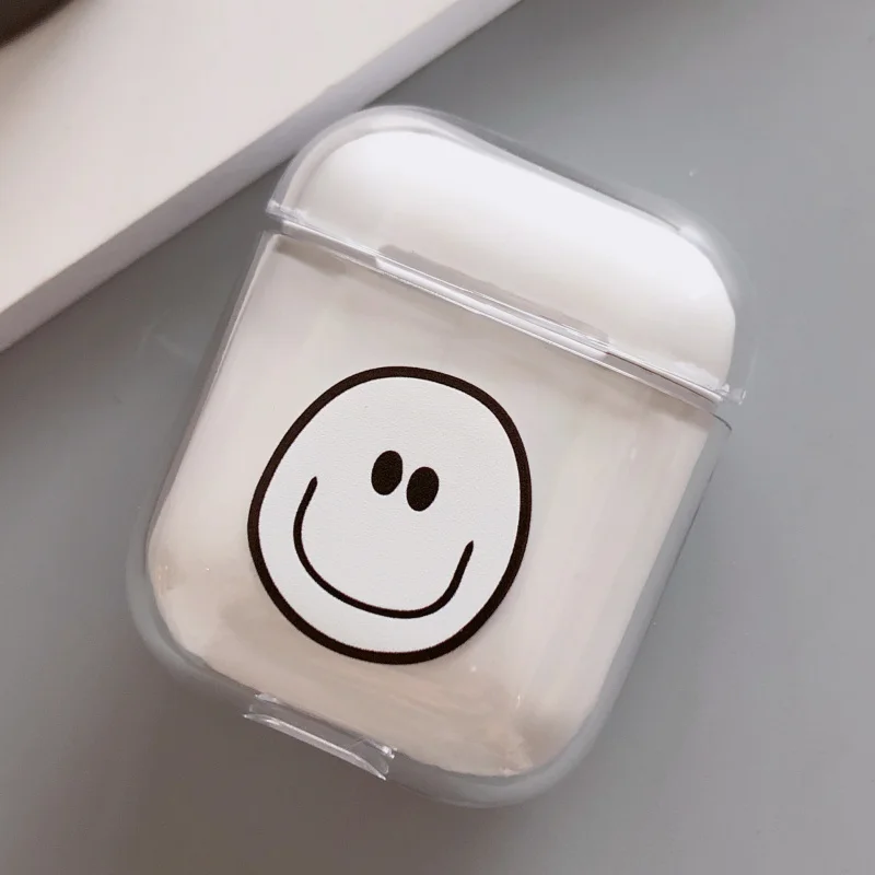 Style 11 Чехол Airpods, милый чехол для airpods, мультяшный защитный жесткий чехол, прозрачный беспроводной чехол для наушников для iphone, чехол для наушников - Цвет: Style 11